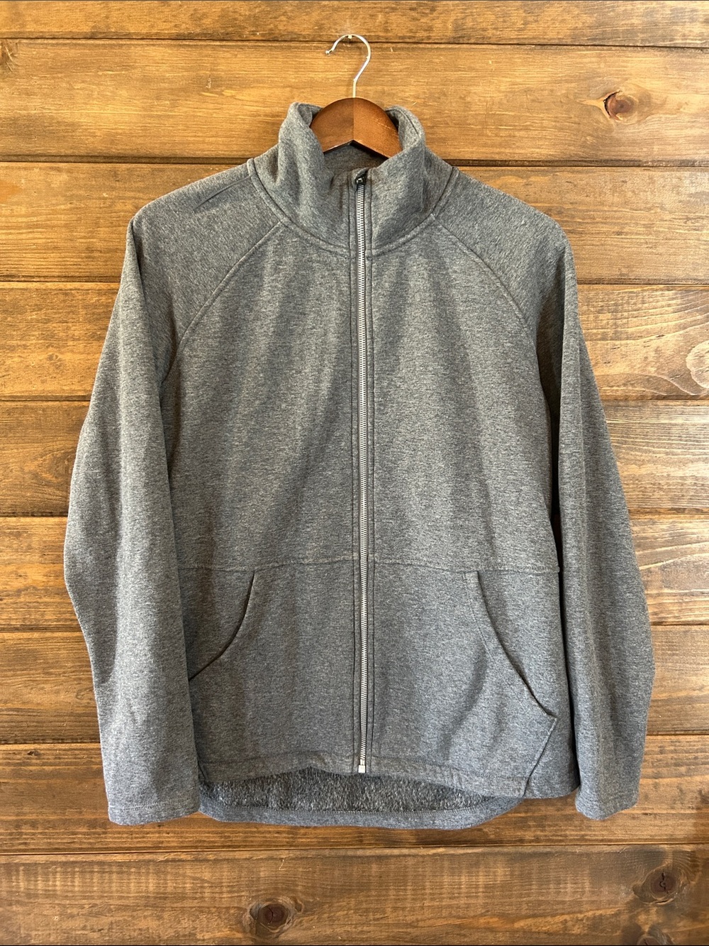 Skechers Women's Full-Zip Heather Gray Hoodie Jacket
